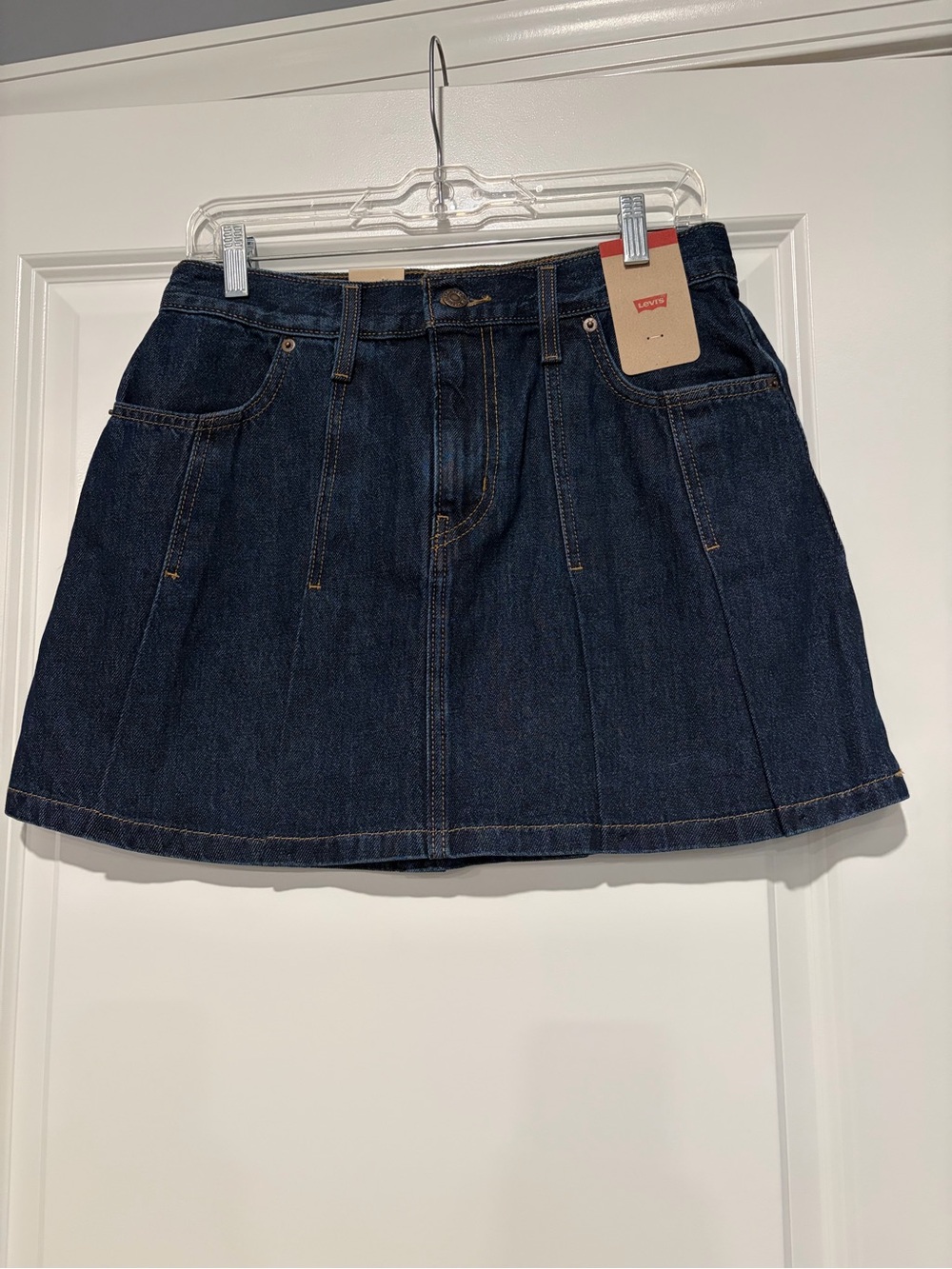 Levi's Indigo Denim Mini Skirt